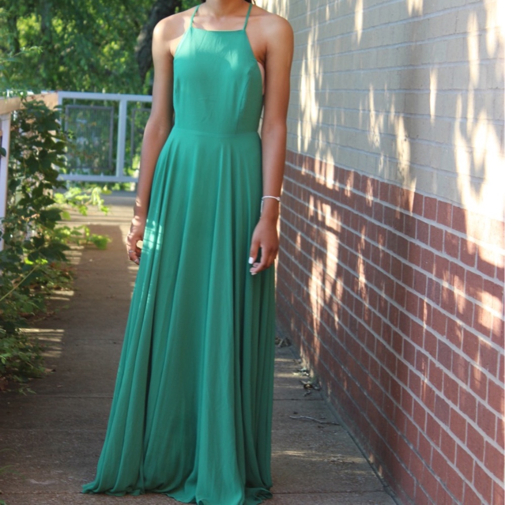 Emerald Green Prom Dress